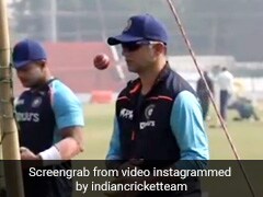 Watch: Rahul Dravid Turns Spinner In Team India Nets Ahead Of Kanpur Test