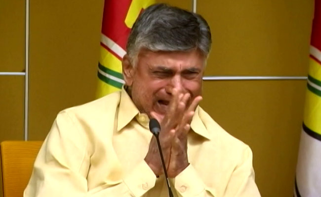 "Can't Take Anymore": Chandrababu Naidu Walks Out Of Assembly, Tears Up
