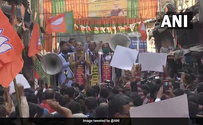 BJP Workers Clash With Cops During Protests Over Fuel Prices In Bengal