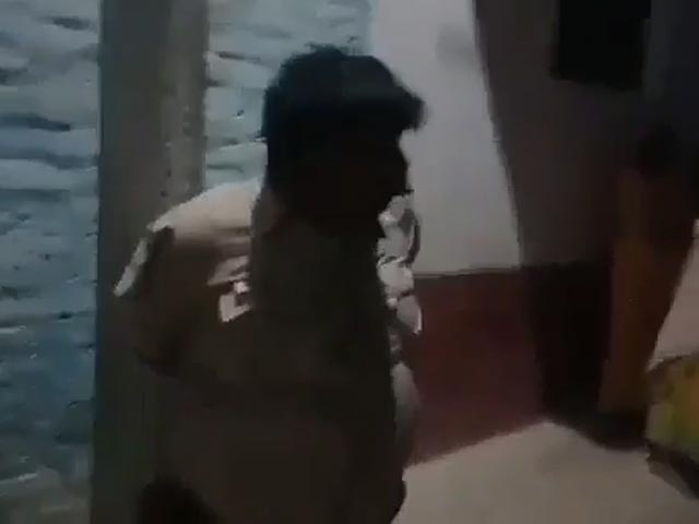 On Camera, Bihar Cop Tied To Poll, Beaten Up By Gamblers During Raid