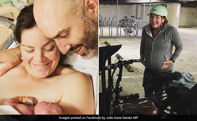 लेबर पेन में भी साइकिल से अस्पताल पहुंची महिला सांसद, सोशल मीडिया पर वायरल हुई मां बनने की ये खबर