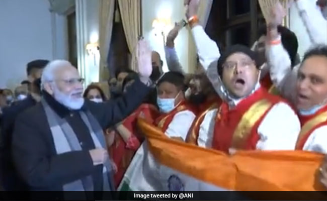 "Modi <i>Hai Bharat Ka Gehna</i>" Song As PM Arrives In Glasgow For COP26 Summit