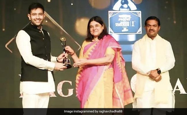 Aam Aadmi Party MLA Raghav Chadha Wins "Most Stylish Politician" Award
