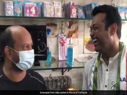 Watch: Trinamool's Leander Paes Impressed By Goa Baker's Tattoos Watch: Trinamool's Leander Paes Impressed By Goa Baker's Tattoos