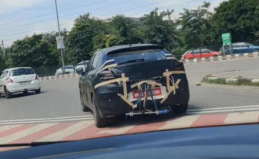 2022 Maruti Suzuki Baleno Facelift Spotted Testing In India
