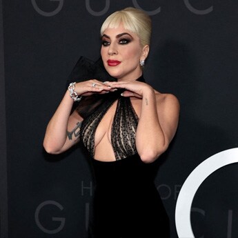 lady gaga armani prive dress In A Sheer Dotted Black For <i>House Of Gucci</i> Premiere Has Left Us Speechless Product ID:AP1D105118_AA267_M
