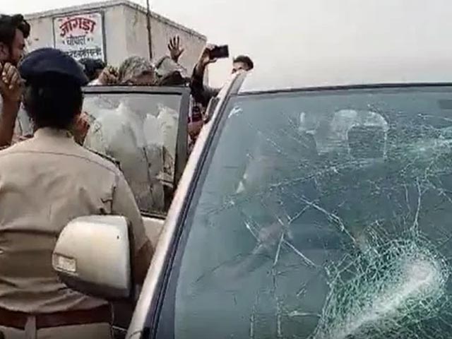 Farmers Protest, BJP MP's Car Smashed Over "Jobless Alcoholics" Remark