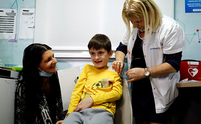 Israel Vaccinates Children As Young As 5 To Combat 'Children's Wave' Of Covid
