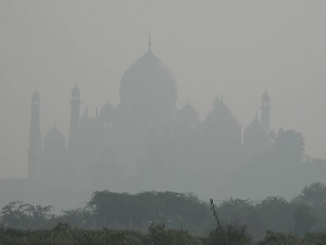 Taj Mahal Disappears Under Blanket Of Smog