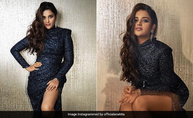 Nidhhi Agerwal Is The Brightest Star On The Block Thanks To Her Sequinned Dress