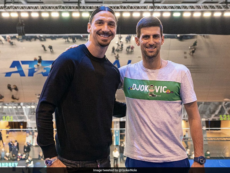 टेनिस दिग्गज नोवाक जोकोविच से मिले फुटबॉलर ज्लाटन इब्राहिमोविच, सोशल मीडिया पर फैन्स हुए गदगद, देखें Video