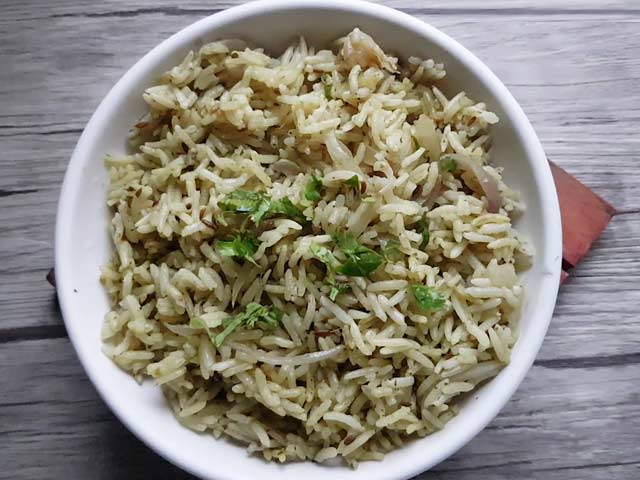 How To Make Pudina Rice | Easy Pudina Rice Recipe Video