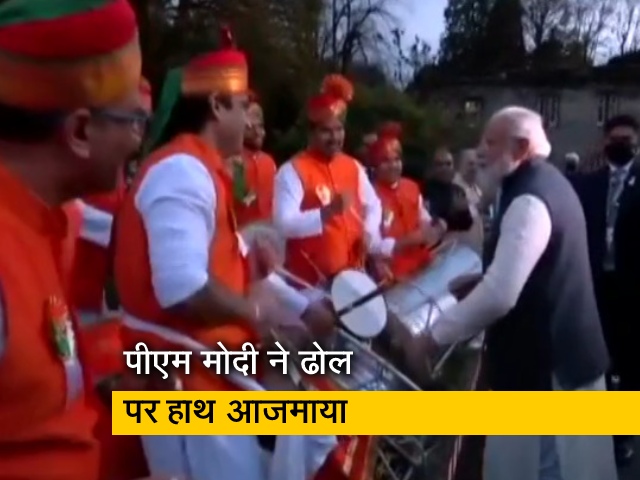 ग्लासगो में भारतीयों से मिले प्रधानमंत्री नरेंद्र मोदी