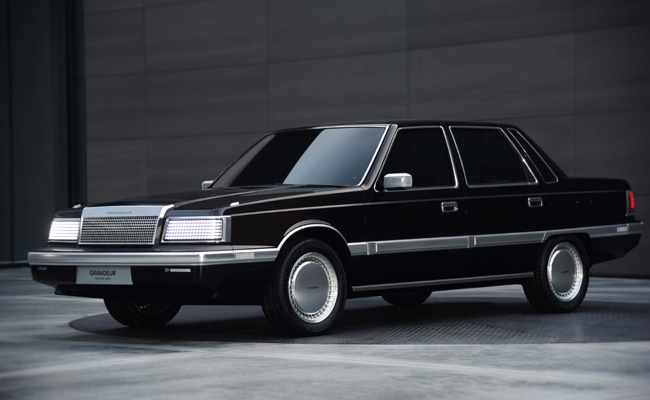 Hyundai Pays Tribute To Original Grandeur Flagship Sedan With Heritage Series EV Resto-Mod