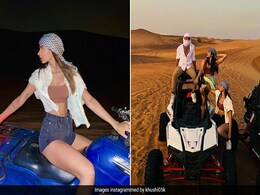 Khushi Kapoor's Casual Denim Shorts And Crop Top Causes A Storm Even In The Sandy Deserts Of Dubai Khushi Kapoor's Casual Denim Shorts And Crop Top Causes A Storm Even In The Sandy Deserts Of Dubai