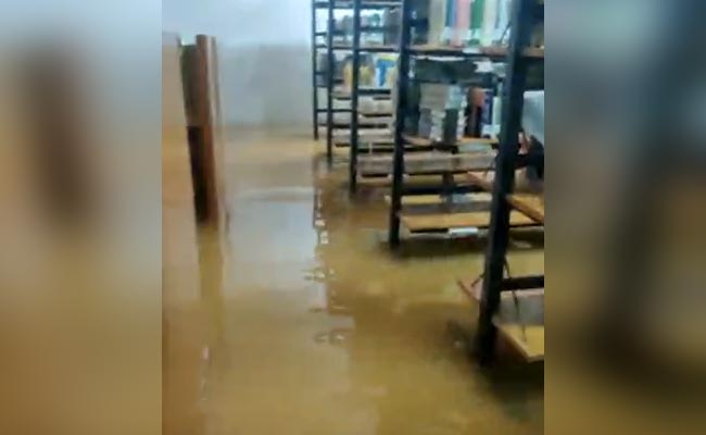 Video: Water Enters Bengaluru High-Security Research Centre After Rain