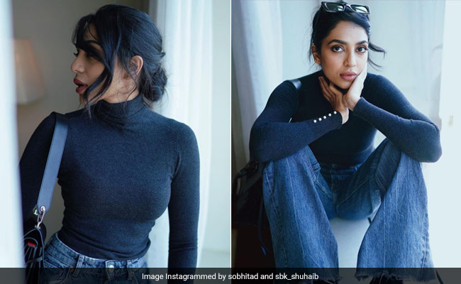 We Don't Know How Autumn Can Get Any More Stylish Than Sobhita Dhulipala In A Turtleneck And Jeans