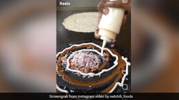 Watch: This Black Charcoal Dosa Is Giving Internet Mixed Thoughts