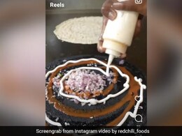 Watch: This Black Charcoal Dosa Is Giving Internet Mixed Thoughts