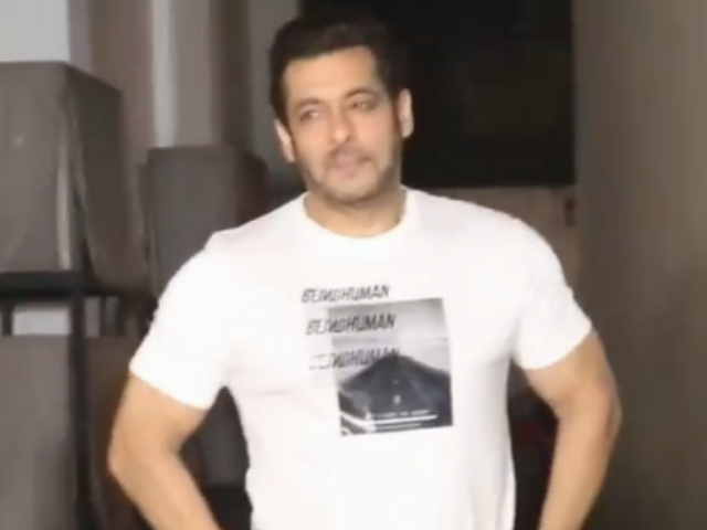 Spotted: Salman Khan At Mehboob Studio