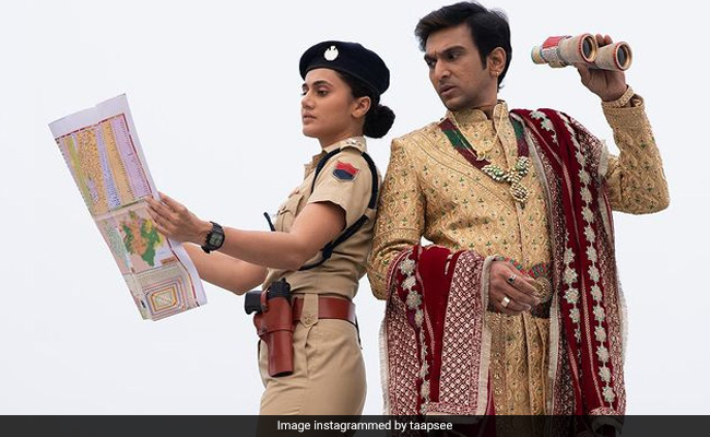 <I>Woh Ladki Hai Kahaan</i> First Look: Taapsee Pannu And Pratik Gandhi Are "All Set To Find His Missing Bride"