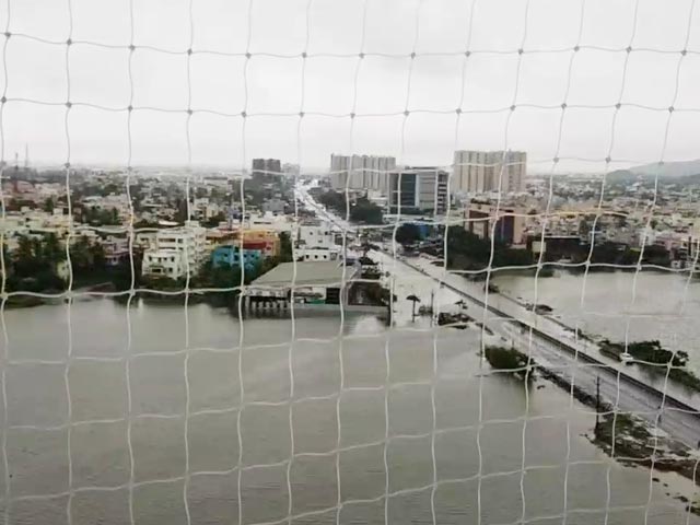 Chennai Lake Swells After Heavy Rain, Airport Road Closed