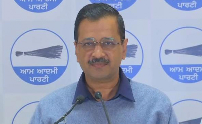 Arvind Kejriwal Joins Protest By Contractual Teachers In Punjab's Mohali