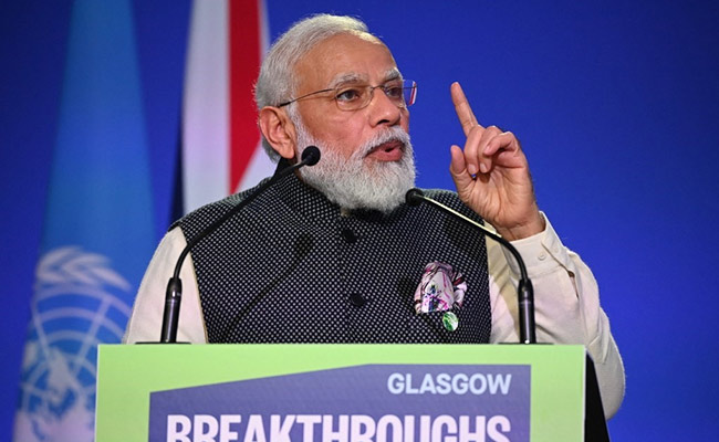 Explain PM Modi's Surprise 'Net Zero' Announcement At Climate Meet: Opposition