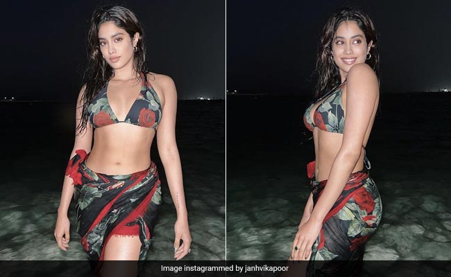 Janhvi Kapoor's Floral Bikini Makes Her Days In Dubai Rather Stylish