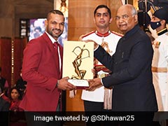 Will Continue To Make India Proud: Dhawan After Receiving Arjuna Award
