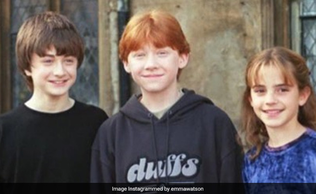 <i>Harry Potter</i> Reunion: Daniel Radcliffe, Rupert Grint,  Emma Watson Return To The School Of Magic