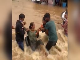 Rail, Road Routes Cut Off In Andhra Pradesh Due To Heavy Floods Rail, Road Routes Cut Off In Andhra Pradesh Due To Heavy Floods