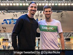 Watch: Zlatan Meets Djokovic During ATP Tour Finals In Turin