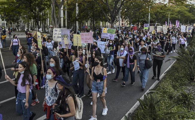 Thousands Of Protestors Join Global Outcry Over Violence Against Women