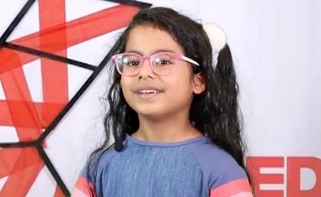 Indian-American Girl, 5, Becomes World's Youngest TEDx Speaker