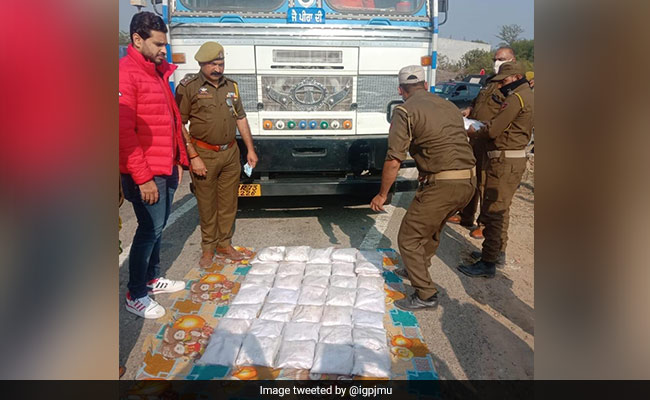Rs 100 Crore Heroin Seized From Truck In Jammu, 1 Arrested: Police