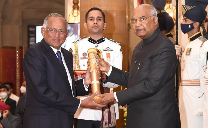 TVS Motor Company Chairman Venu Srinivasan Awarded Padma Bhushan