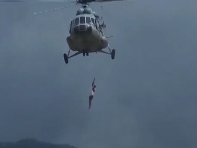 Watch: Chopper, Ziplines And JCB In Dramatic Rescue After Andhra Rain