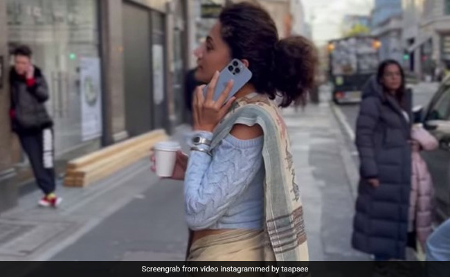 Taapsee Pannu And <i>Saree</i>s For Vacation - A Love Story. See The London Look