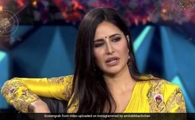 KBC में कैटरीना कैफ ने अमिताभ बच्चन को दी जबरदस्त टक्कर, बिग बी बोले-क्या बात है मैडम 'मेरे पेट पर लात मार दी'