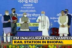 PM Modi Inaugurates Redeveloped Rani Kamlapati Railway Station In Bhopal PM Modi Inaugurates Redeveloped Rani Kamlapati Railway Station In Bhopal