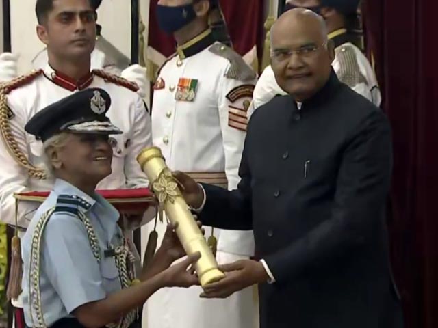 India's First Woman Air Marshal Awarded Padma Shri