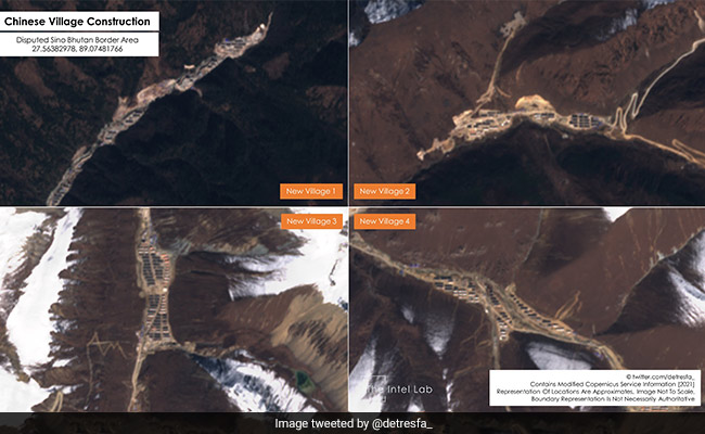 Chinese Land Grab On Bhutanese Territory, 4 Villages Built In 1 Year