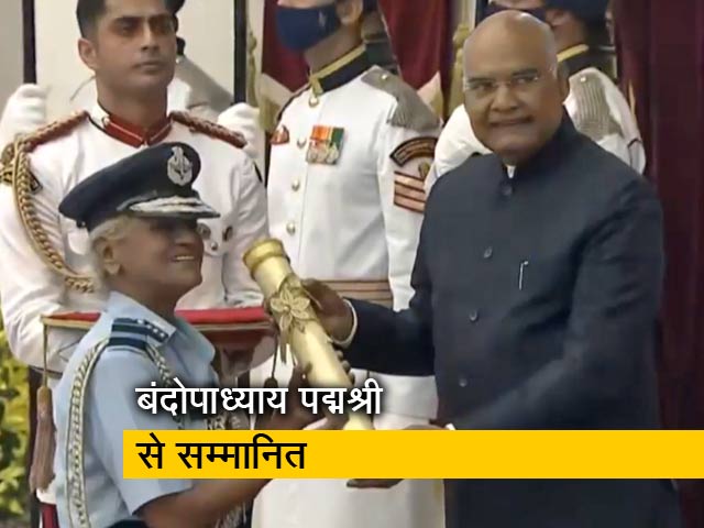 भारत की पहली महिला एयर मार्शल डॉ. पद्म बंदोपाध्याय पद्मश्री से सम्मानित