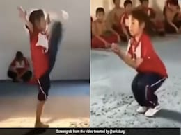 छोटी बच्ची के हैरतअंगेज करतब देख उड़े लोगों के होश,  सोशल मीडिया पर छाया वीडियो छोटी बच्ची के हैरतअंगेज करतब देख उड़े लोगों के होश,  सोशल मीडिया पर छाया वीडियो