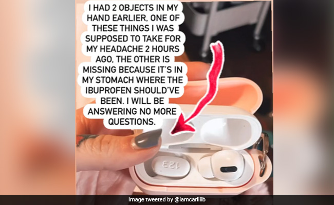 महिला ने दवाई की जगह निगला एप्पल एयरपॉड, पेट से ही सुनाई देने लगा म्यूजिक