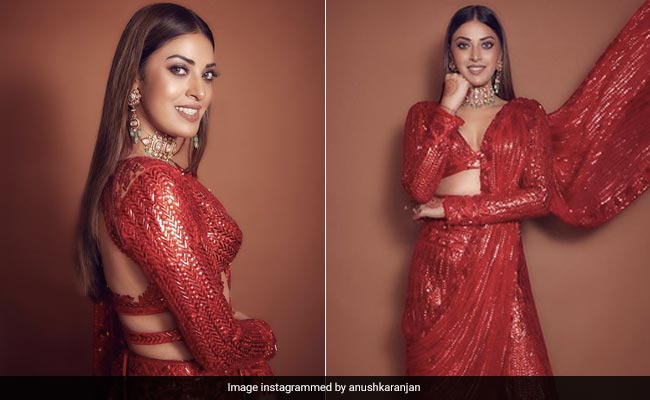 Anushka Ranjan's Red Bridal <i>Saree</i> Was The Essence Of Ethnic Glam
