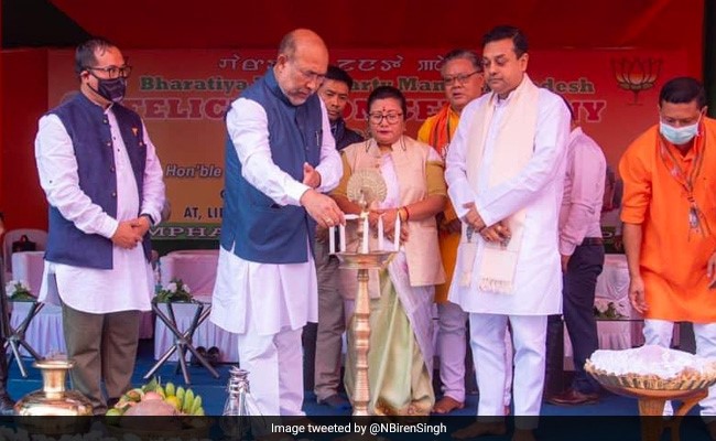 Manipur's Lone Lok Janshakti Party MLA Karam Shyam Joins BJP