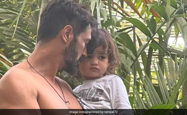 Arjun Rampal's Well-Spent Sunday With Son Arik. Pic Courtesy - Gabriella Demetriades