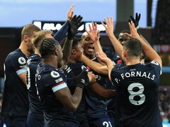 West Ham Crush 10-Man Aston Villa To Strengthen Top-Four Position